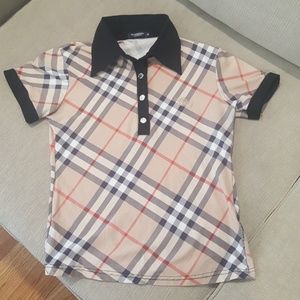 Fitted Burberry  plaid  shirt